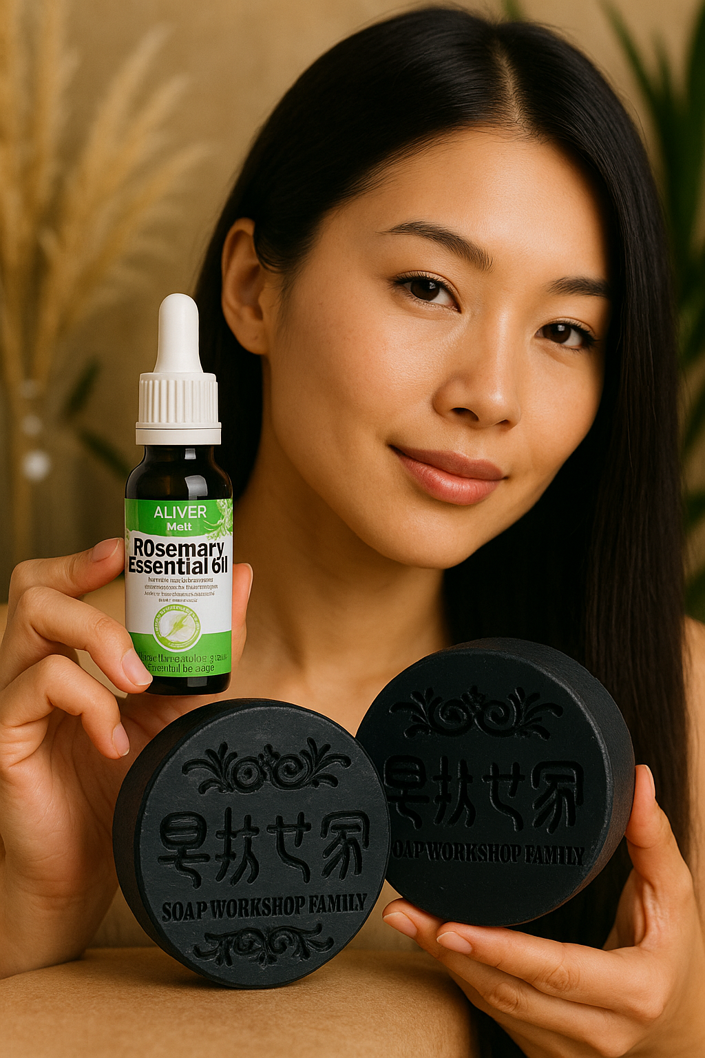 Shampoo Capilar con Extracto de Romero – Crecimiento y Fortalecimiento